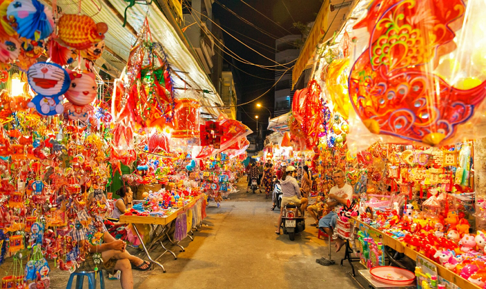 không khí trung thu miền Nam