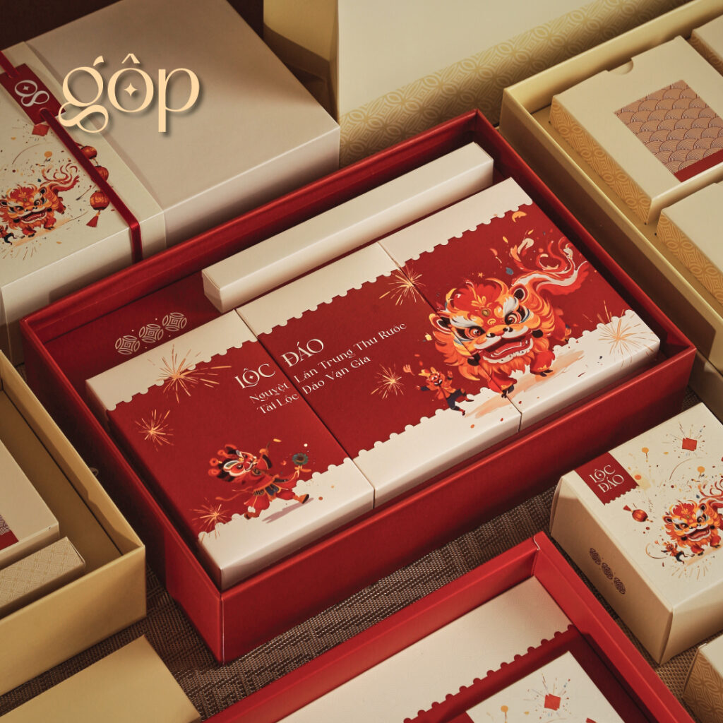 Bánh trung thu Gộp - Hộp bánh trung thu Gộp - Quà tặng doanh nghiệp