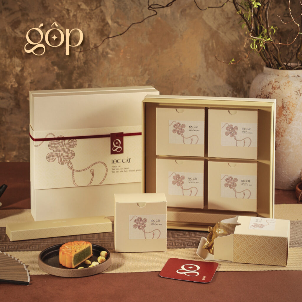 Bánh trung thu Gộp - Hộp bánh trung thu Gộp - Quà tặng doanh nghiệp