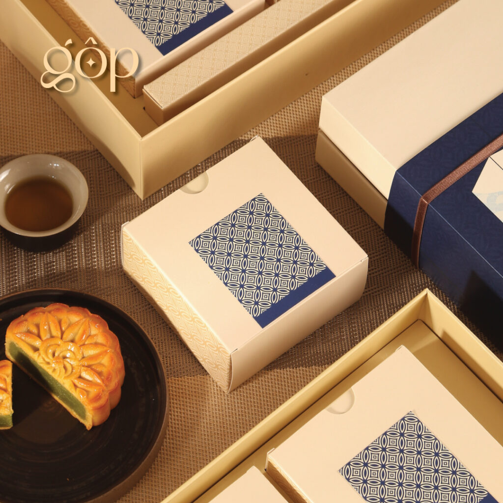 Hộp Thu Quý set 2 bánh 150g - Bánh trung thu 150g