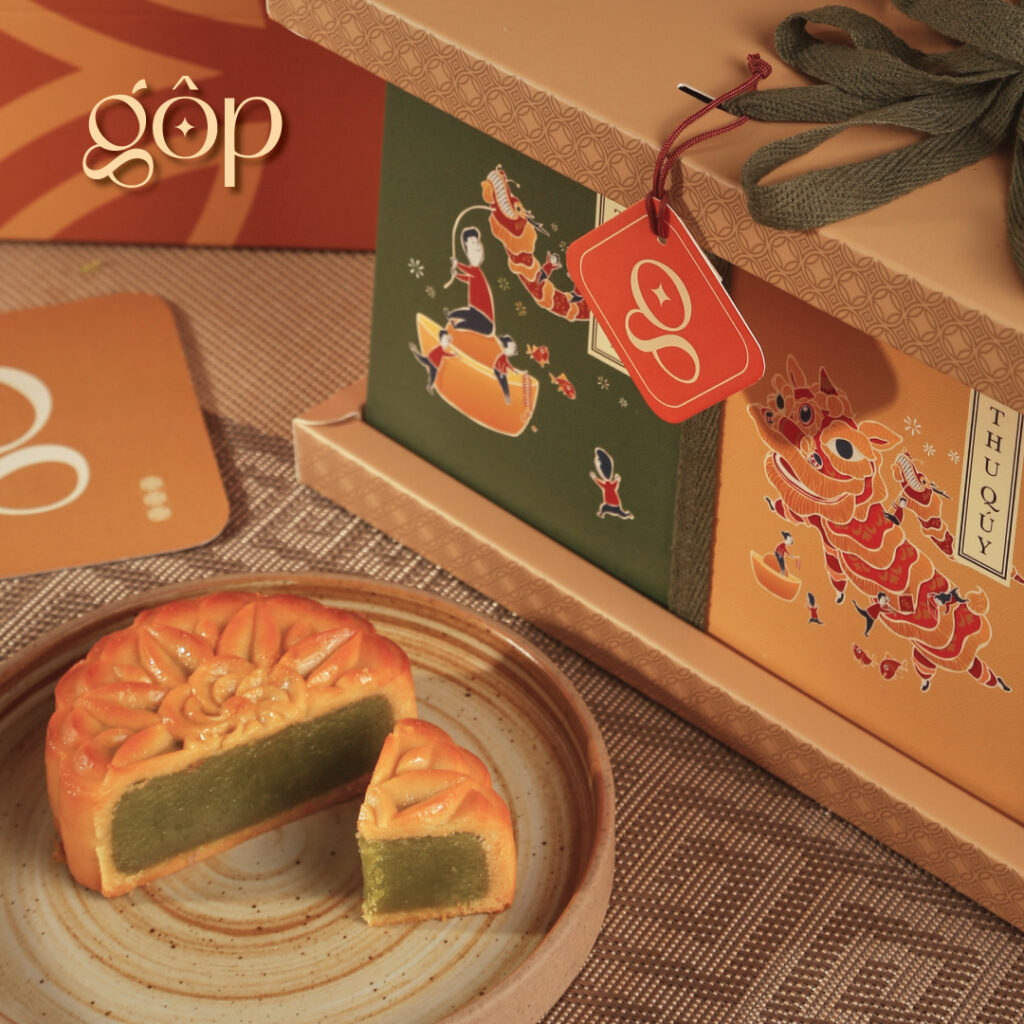 Hộp Tài Lộc 3 bánh 150g - Bánh trung thu Gộp