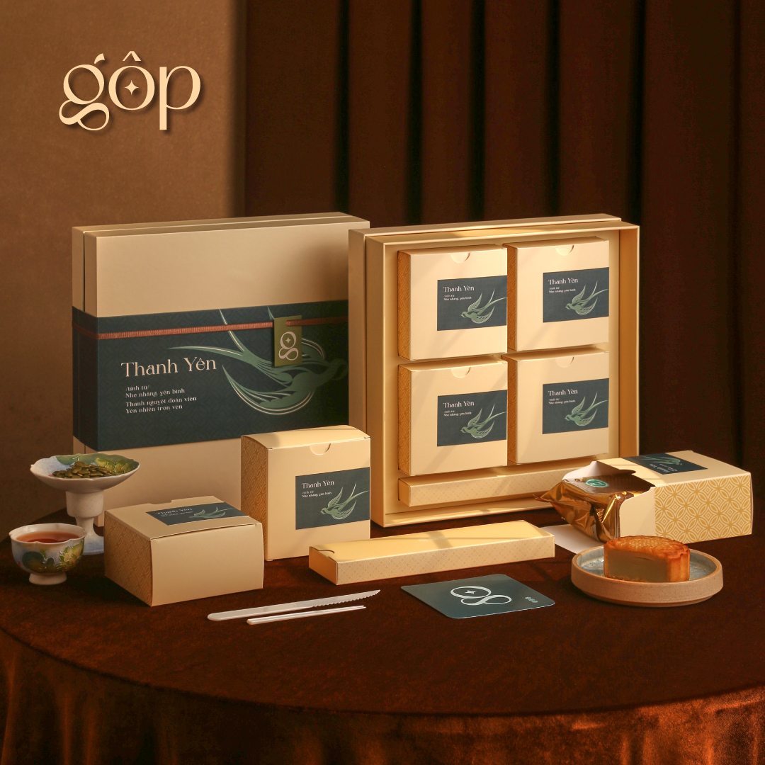 Hộp Thanh Yên 4 bánh trung thu 150gr Bánh trung thu Gộp